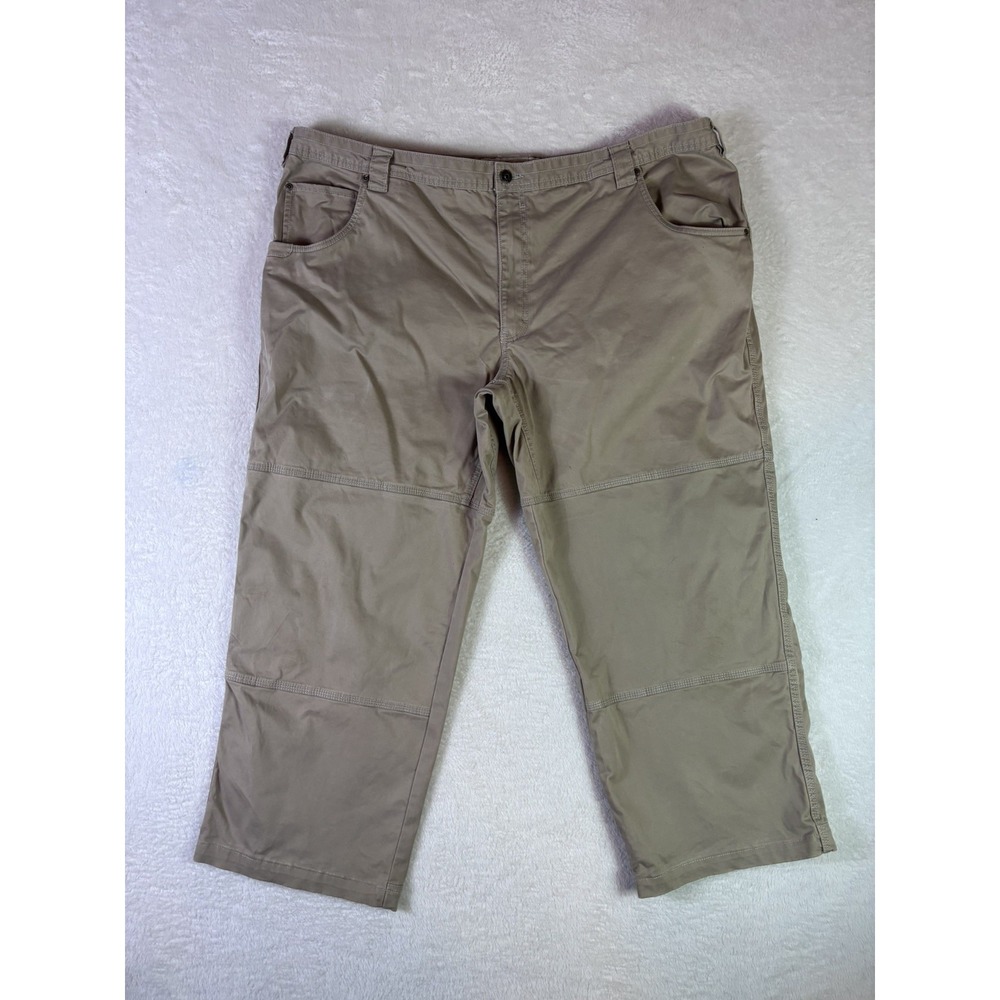 Cabelas Oufitter Series Chino Pants Men 46x30 Utility Beige Khaki Outdoor Hiking
